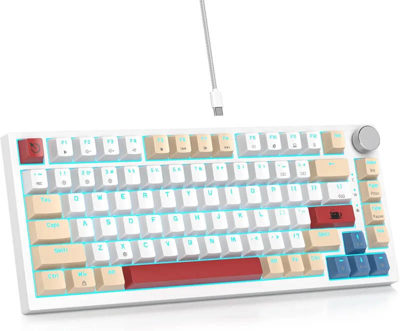 V400 Gamingtangentbord 75 procent Hot-Swappable