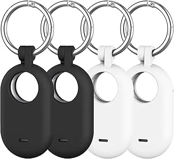 Wanme 4 stycken fodral för Samsung Galaxy SmartTag2 fodral
