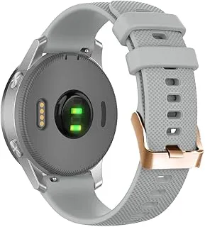 20 mm smart klockarmband för Garmin Vivoactive 3 Venu SQ Vivomove HR silikon mjukt band Forerunner 645M 245M 55 klockarmband armband