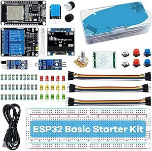 TECNOIOT 1st ESP32 Basic Starter Kit ESP-32S WiFi Bluetooth