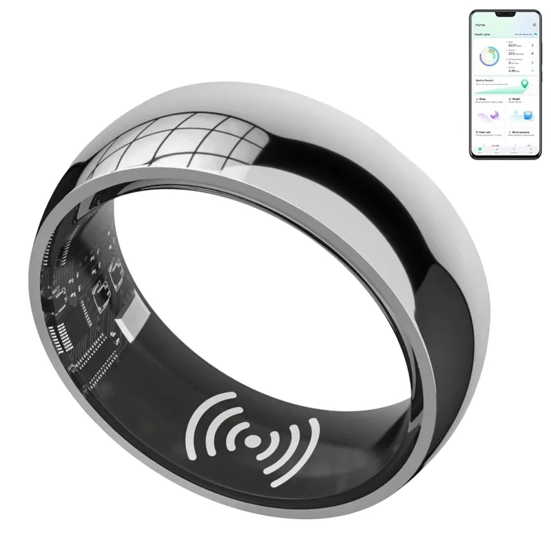 Generic aktivitetsring med Bluetooth, silver