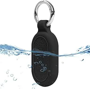 Ainiv silikonfodral för Samsung Galaxy SmartTag 2, skyddsfodral med nyckelring, anti-fall, anti-skrapa, för SmartTag 2, för hundhalsband, nycklar, ryggsäckar
