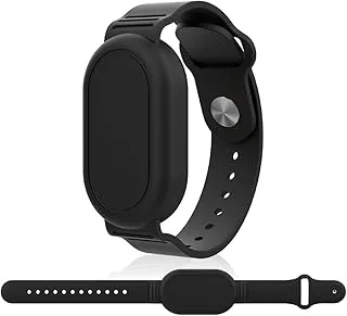Ainiv klockarmband kompatibel med Samsung Galaxy SmartTag 2, vattentät silikon armbandshållare, full täckande design, kompatibel med Samsung Smart Tag