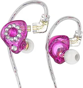 Lckiioy In-Ear-monitor-hörlurar 11 mm PET-kompositmembran dynamiska hörlurar