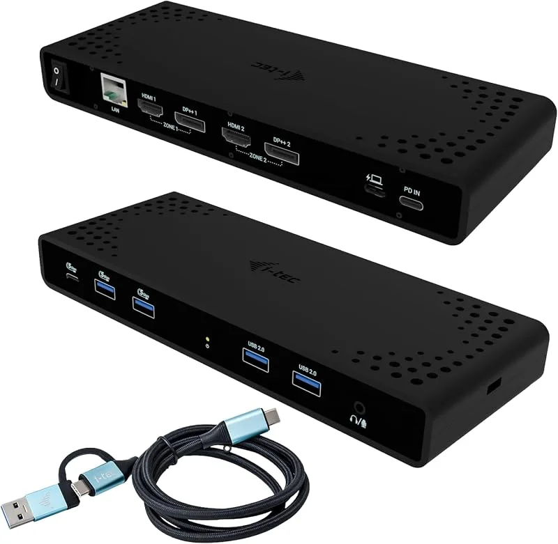 i-tec Universell dockningsstation dubbel 4K-skärm