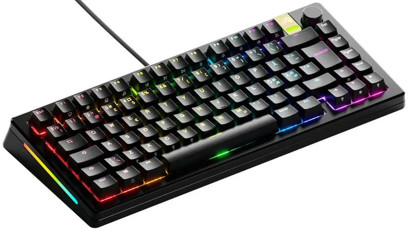 Glorious GMMK 3 Pro HE 75% mekaniskt gamingtangentbord, svart