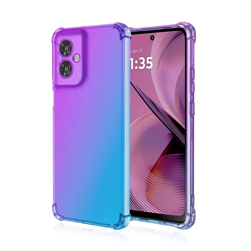 Topme mobilskal till Motorola Moto G55 5G, ljusblå