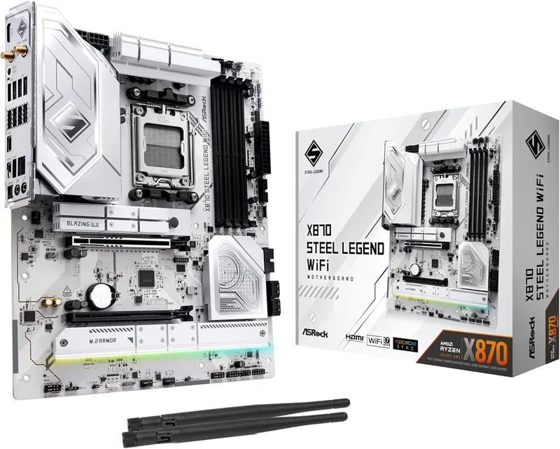 ASRock X870 Steel Legend WiFi AMD X870 Socket AM5