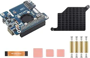 Waveshare PCIe till M.2 med PoE HAT kompatibel med Raspberry Pi 5
