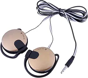 Generic Clip-on hörlurar 3,5 mm trådbundna hörlurar