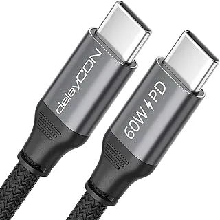 deleyCON 1,5m USB C-Kabel PD3.0