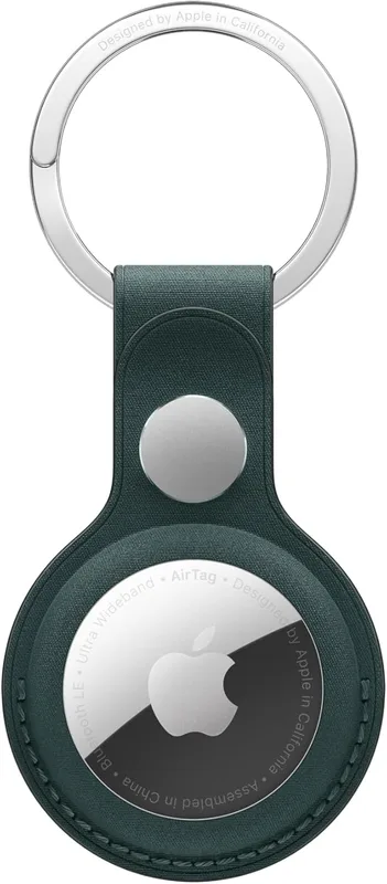 Apple AirTag-nyckelring i FineWoven – mörkgrön ​​​​​​​