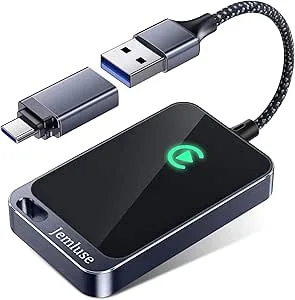 Jemluse Wireless CarPlay Adapter for Apple iPhone