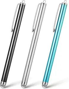 Yuanchu Stylus för pekskärmar, 3 st universell penna, mycket känsliga pennor för mobiltelefon, smartmobilpenna, kompatibel med surfplatta