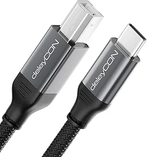deleyCON 5m USB C-Skrivarkabel