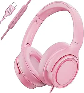 ADOOPE Trådbundna over-ear-hörlurar med USB C-kontakt