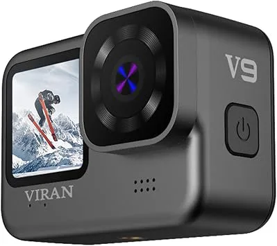 Sportkamera 4k60fps wifi anti-skakning actionkamera med fjärrkontrollskärm vattentät sportig körning inspelare kamera