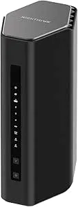 NETGEAR Nighthawk WiFi 7-router med tre band (RS500) – säkerhetsfunktioner, BE12000 trådlös hastighet (upp till 12 Gbps) – täcker upp till 230 m2, 120 enheter – 2,5 Gig-internetport