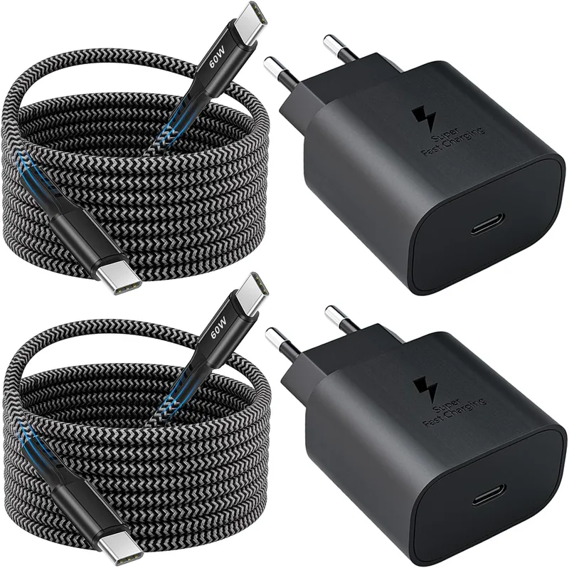 Mijun 2-Pack 25W USB C-Laddare