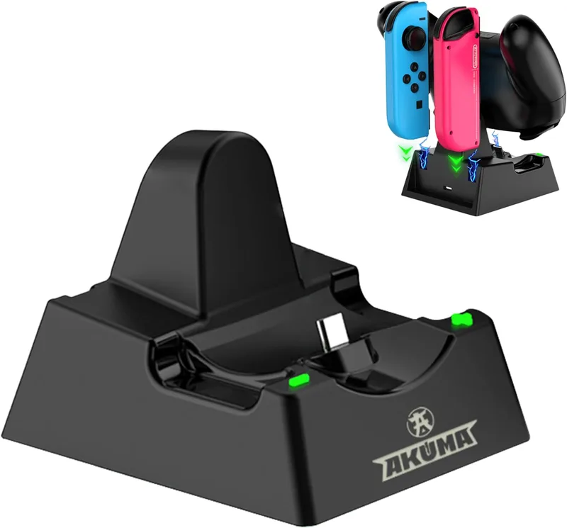 AKUMA Cyber V02 Charging Station for Nintendo