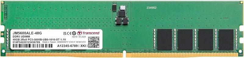 Transcend RAM 48 GB DDR5 5600 MHz CL46