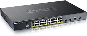 Zyxel 24-Port Gigabit Ethernet Smart managed PoE+ Switch