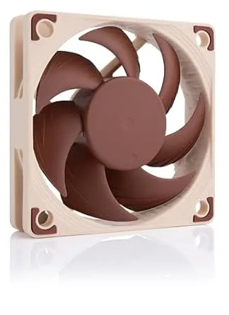 Noctua NF-A6x15 FLX, Ultratyst Smal Fläkt, 3-Pin (60x15 mm, Brun)