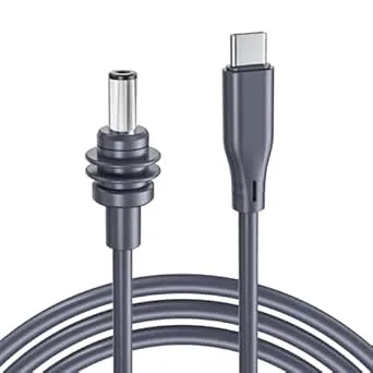 XLTTYWL Starlink Mini USB-C till DC-strömkabel, 100 W, USB typ-C-ingång till vattentät laddningskabel med 18 AWG-ihålig kontakt, 60 W + PD-källa, 28 V PPS och 20 V PD (2M/6,5FT)
