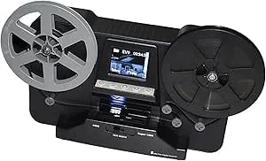 Bärbar filmskanner, 2,4-tums LCD-skärm digitaliserare omvandlare för konverterar Single8 & Super8 filmer, USB-utgång som stöds