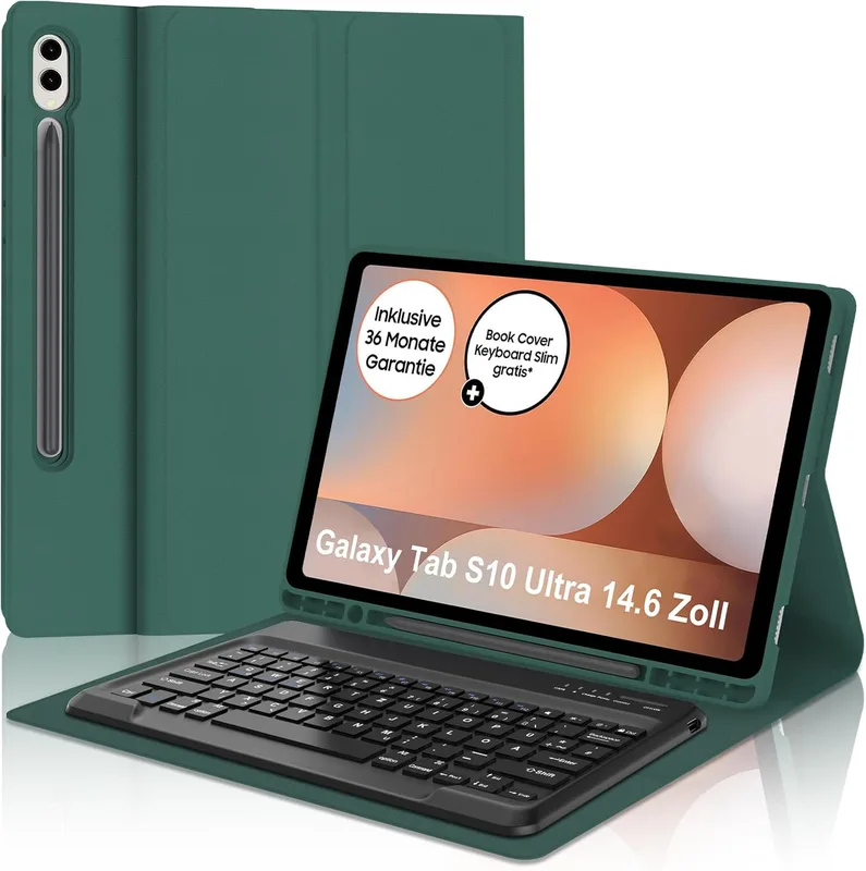 IVEOPPE Samsung Galaxy Tab S10 Ultra 2024 tangentbord S10 Ultra