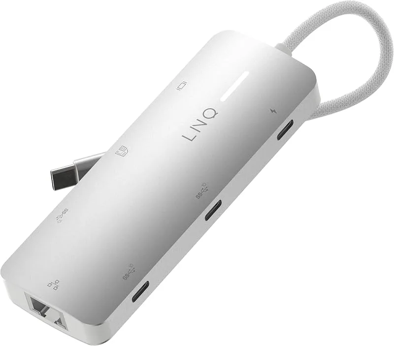 LINQ 8-i-1 PRO USB-C multiport-hubb 140 W