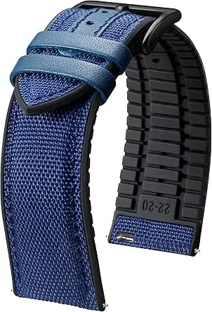 BINLUN Nylon Silikon Klockarmband