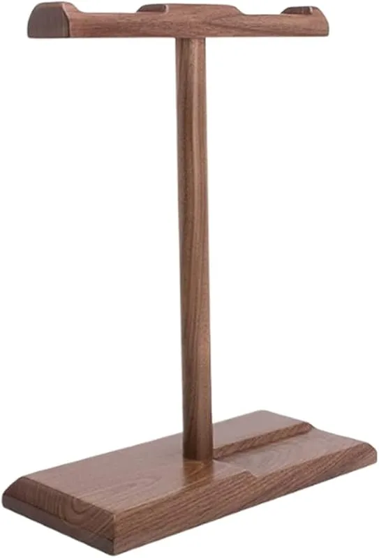 Hörlursställ Natural Walnut Enkel Hörlurshållare
