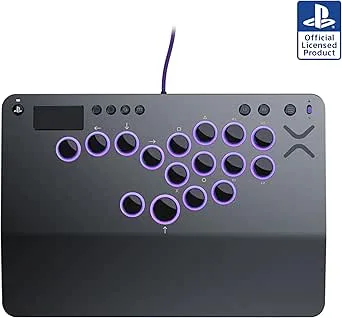 Turtle Beach Victrix Pro KO Leverless All Button Fight Stick for PlayStation 5, Officially Licensed PS5|PS4, Windows 10/11 PC, Customizable eSports Tournament Ready Controller, Gray
