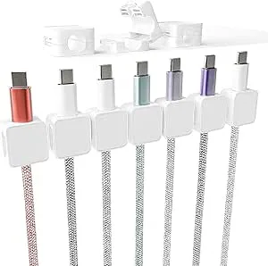 kabel väggklämmor vit 10 PSC