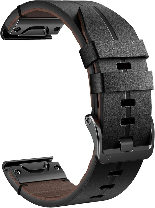 22mm 26mm Quick fit klockarmband for Garmin Fenix8 8X 7 7X 6 6X Pro 5X 5 Plus 3HR 935 945 S60 äkta läderband