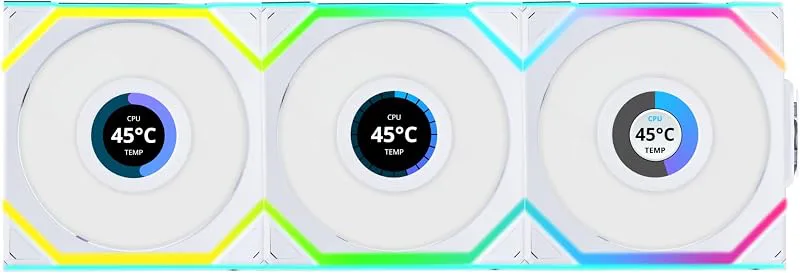 Lian Li UNI SL trådlös LCD PC-fläkt