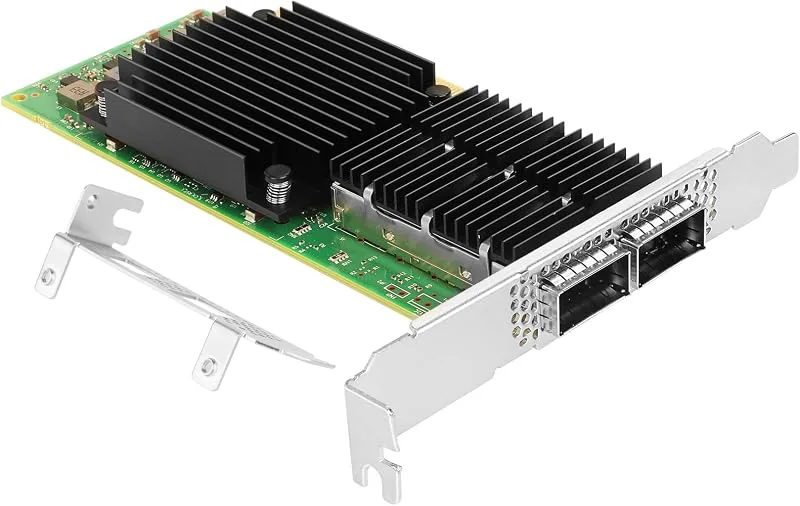 100 Gb NIC för Mellanox MCX556A ConnectX-5-chipset, VPI EDR InfiniBand 100GbE dubbel port QSFP28, PCIe4.0 x 16 InfiniBan