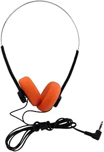 JJLFresheners Orange retro på örat hörlurar