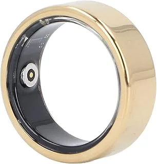 Smart Ring, Guld Smart Ring Health Tracker Sömnövervakning IP68 Vattentät för Män (#6)
