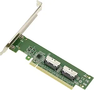 KALEA-INFORMATIQUE PCIe 5.0 till 2-portars MCIO 8i-styrenhetskort