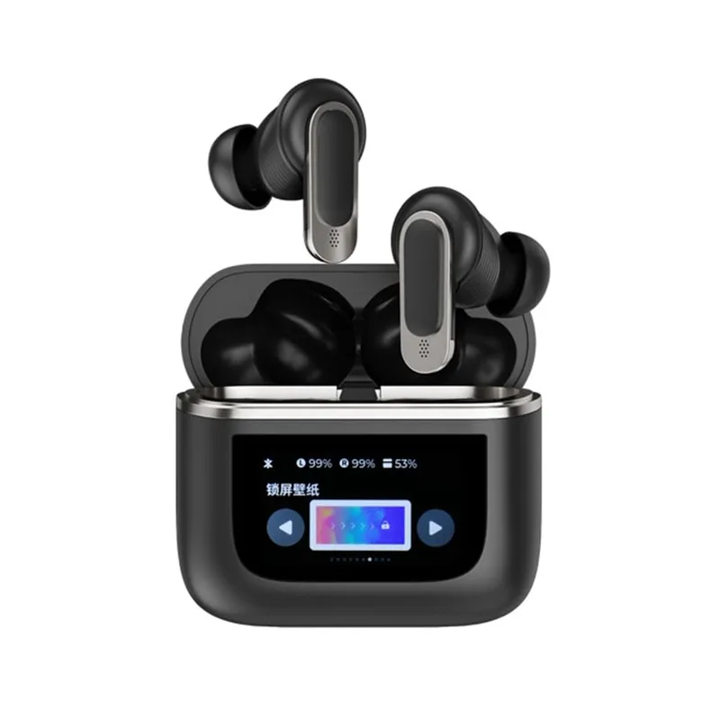 Muuoeou V8 In-ear-hörlurar med touchkontroll, svart