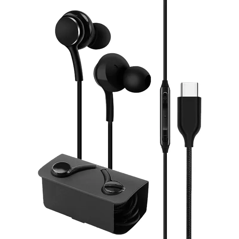 Generic USB C-trådbundna hörlurar
