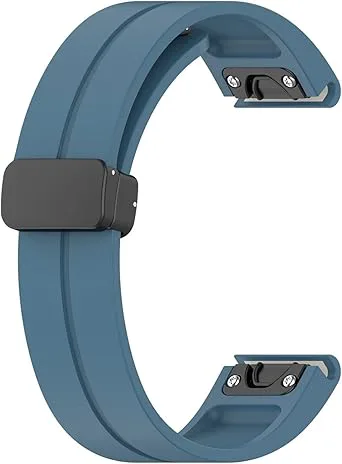 20 22 26 mm silikonrem for Garmin Fenix 8 E 7 7X 6X Pro 5Plus Instinct2/Mk2i/Tactix7pro snabbkopplingsrem