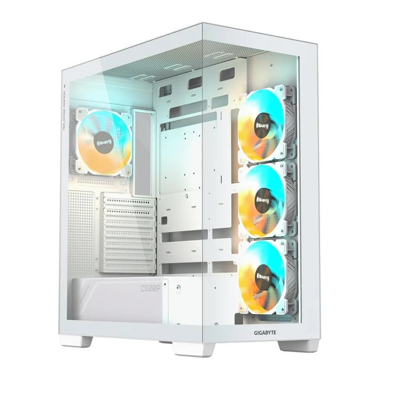 Gigabyte C500 Panoramic Stealth ATX Mid Tower härdat glas RGB Fusion