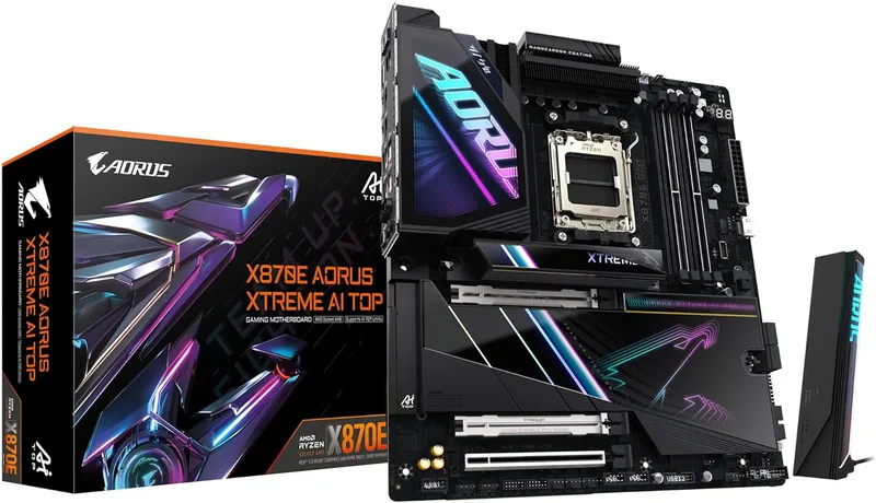 Gigabyte X870E AORUS XTREME AI TOP moderkort