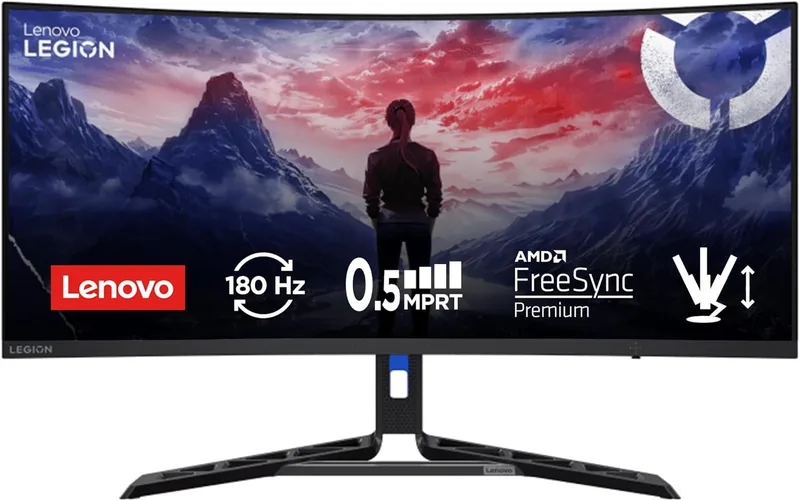 Lenovo Legion R34w-30 böjd spelskärm