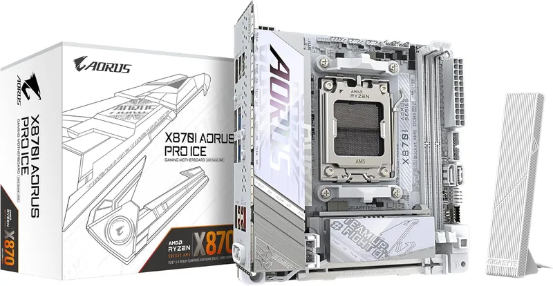 GIGABYTE X870I AORUS PRO ICE moderkort