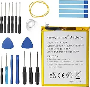 4120 mAh 3,85 V C11P1609 batteri, kompatibelt med ASUS ZenFone 4 Max, 3 Max Dual SIM 5.5, ZC553KL, ZC520KL, Z00DDA, X00DDA, 1ICP5/65/80 smart telefon