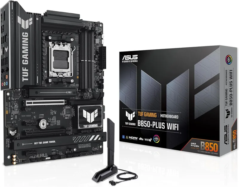 ASUS TUF Gaming B850-PLUS WiFi AMD AM5 B850 ATX moderkort